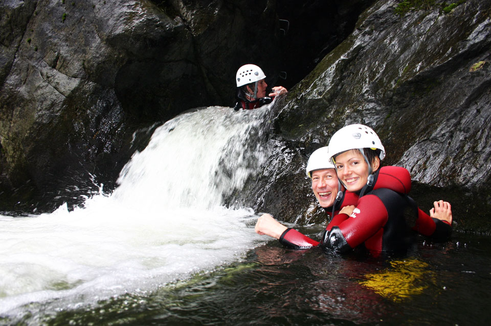 Canyoning im Kaisergebirge in der Region Kufstein