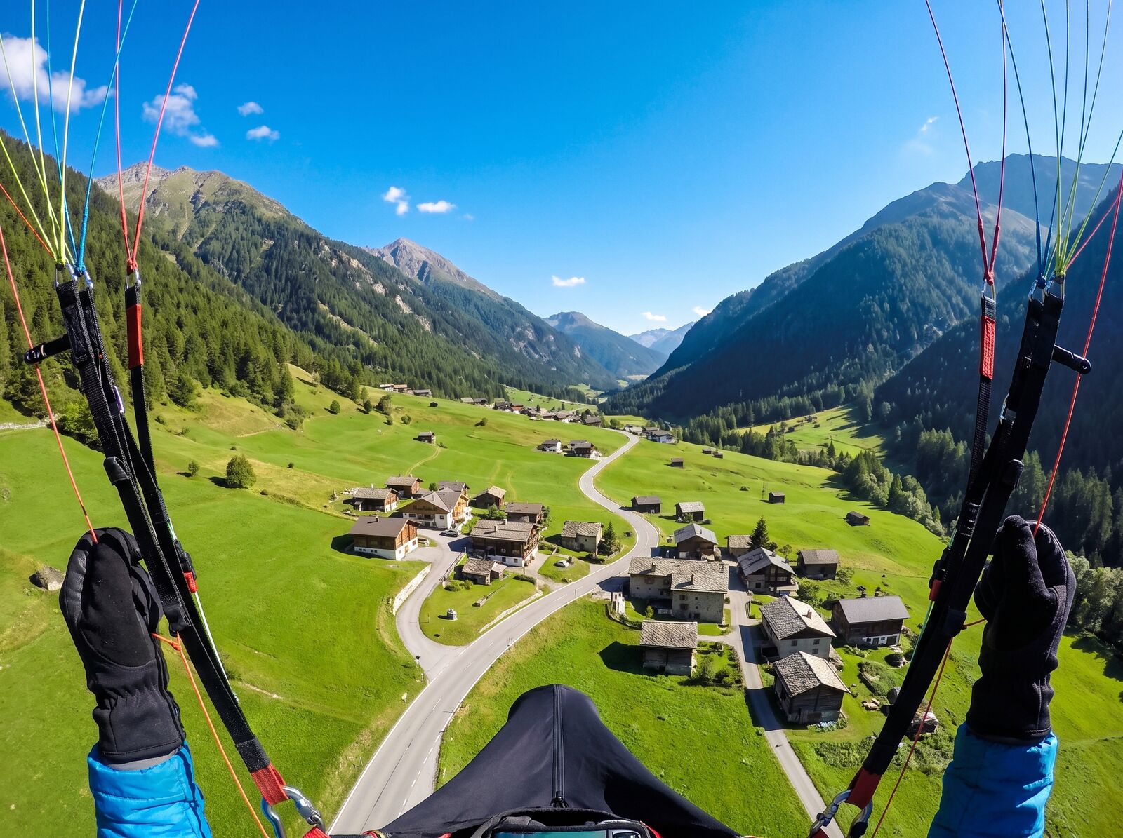 paragliding Gruppe