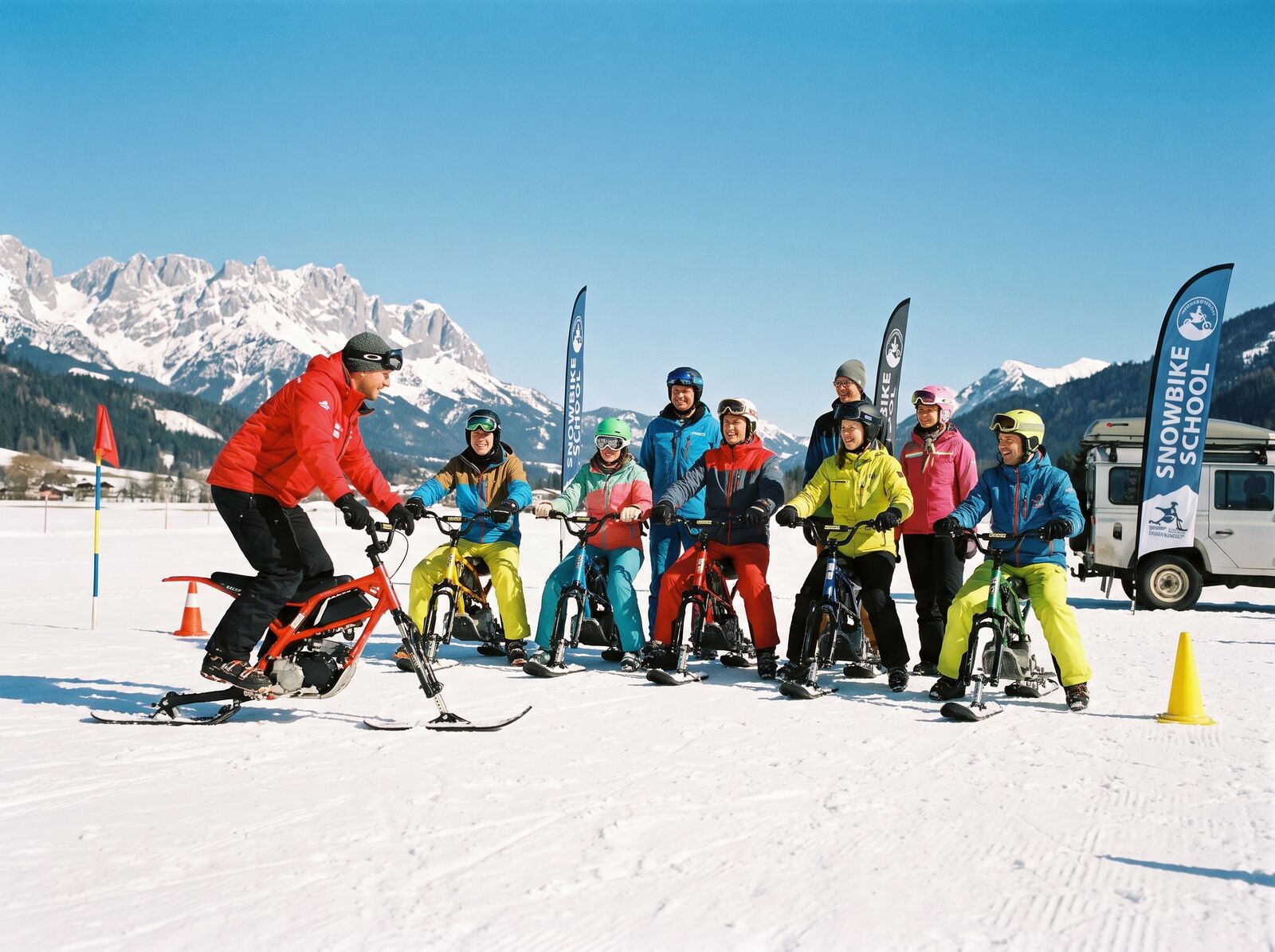 snowbike Aktion