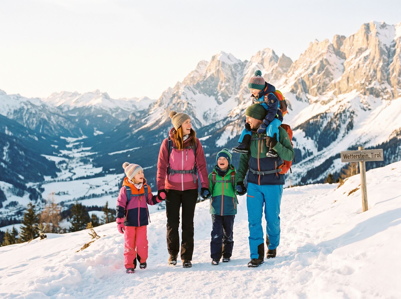 winterwandern Gruppe